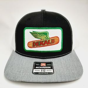 Dekalb Richardson 112 Trucker Mesh Snapback Hat Cap Embroidered Patch